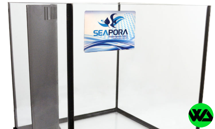 Seapora - 60 gallon rimless drilled aquarium - 48x24x12