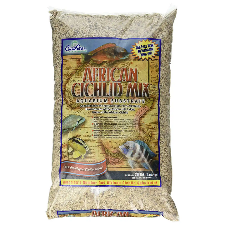 CaribSea African Cichlid Mix - Ivory Coast Sand 20lb Bag