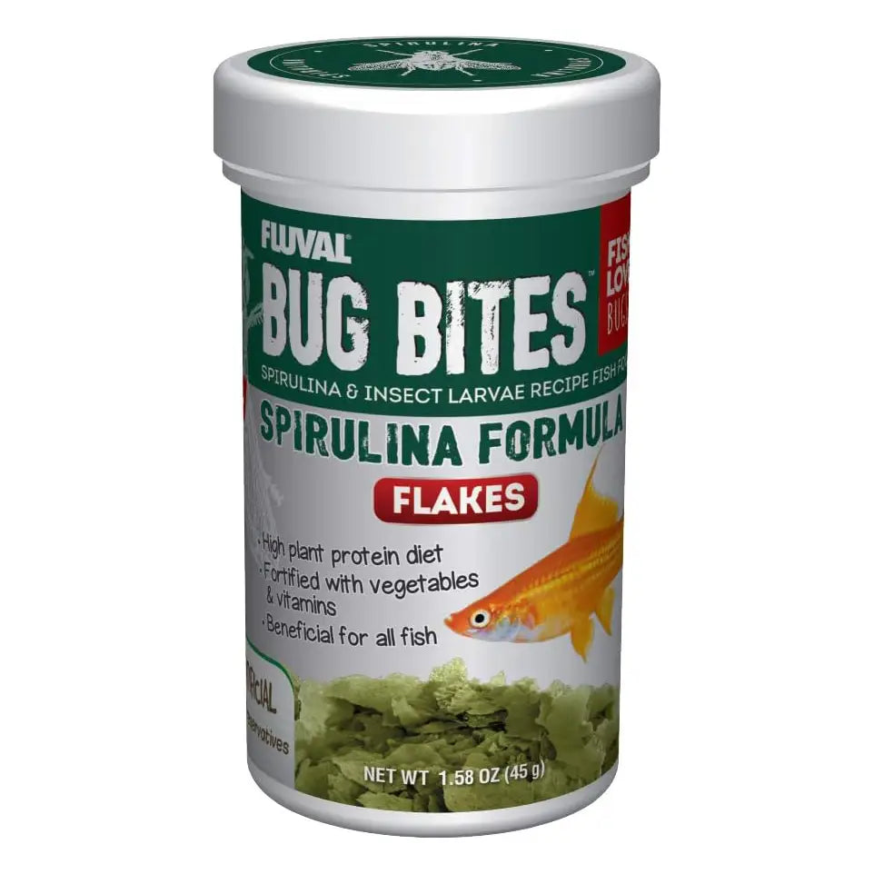 Fluval Bug Bites - Spirulina Formula - Flakes