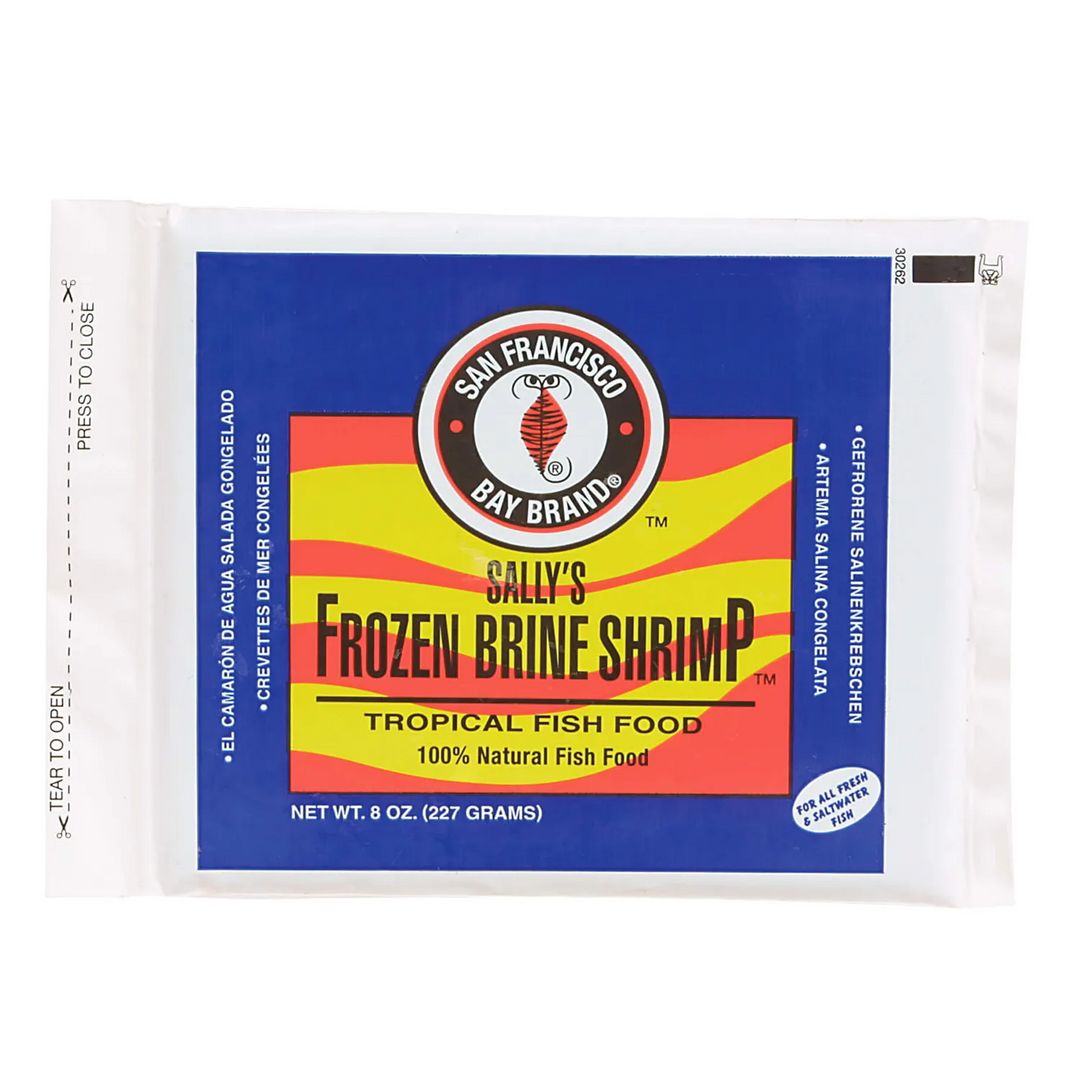 San Francisco Bay Brand - Frozen Food - Frozen Brine Shrimp 8oz Flatpak