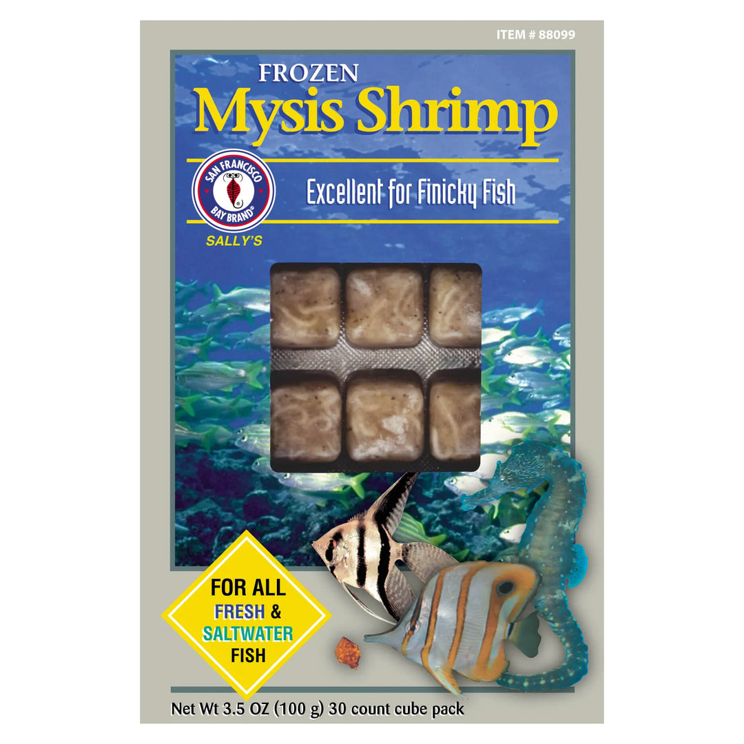 San Francisco Bay Brand - Frozen Food - Mysis Shrimp 30 cubs 3.5oz