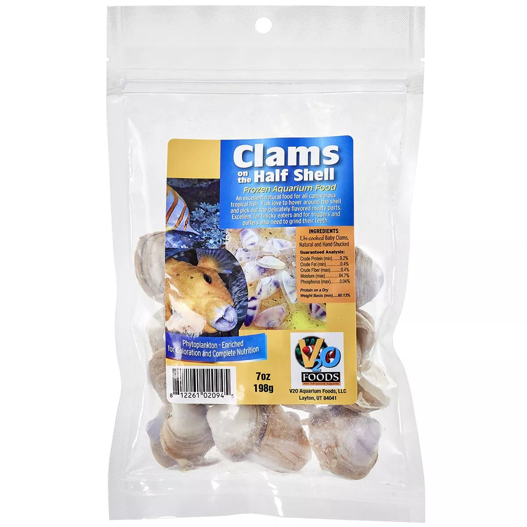 V2O Foods - Clams on the Half Shell - 7oz