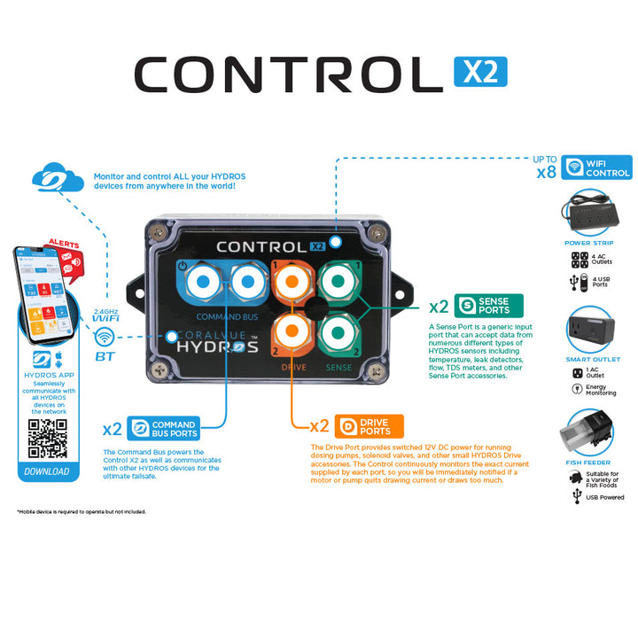 Hydros Control x2 Aquarium Controller Starter Pack